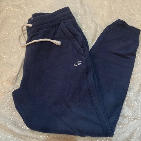 Hollister medium navy blue boy joggers - Picture 1 of 1